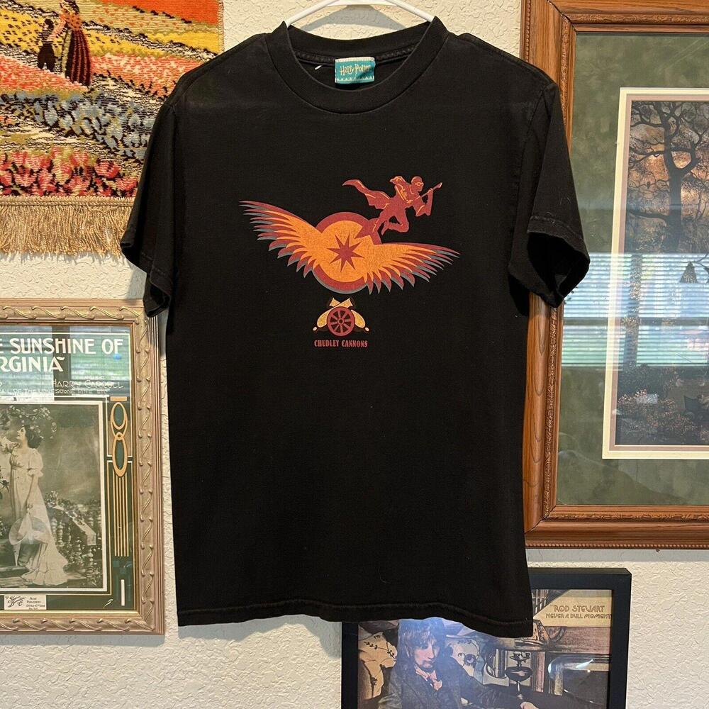 Vintage Harry Potter Chudley‎ Cannons RARE Shirt Size Medium